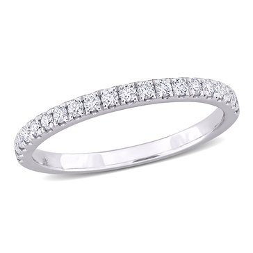 Created Forever 1/3 cttw Lab Grown Diamond Semi-Eternity Anniversary Band