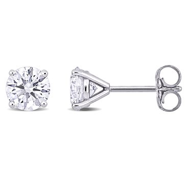 Created Forever 1 1/2 cttw Lab Grown Diamond Stud Earrings