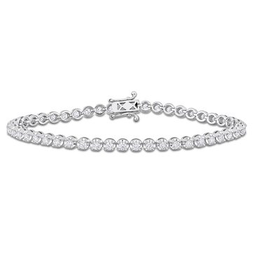 Created Forever 2 1/2 cttw Lab Grown Diamond Tennis Bracelet