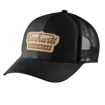 Carhartt Men's Rugged Flex Twill Mesh-Back Script Patch Cap