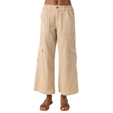 O'Neill Women's Breton Twill Wide Leg Cargo Pants