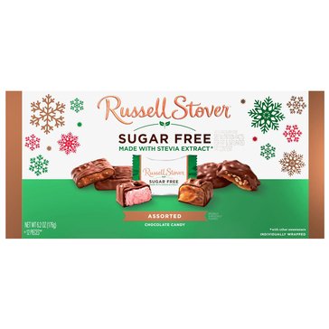 Russell Stover Holiday Sugar Free Assorted Chocolats, 6.2oz