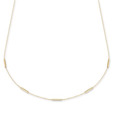 Minimalist Bar Station Necklace
