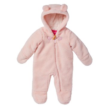 Wippette Newborn Girls' Sherpa Pram with Toggle
