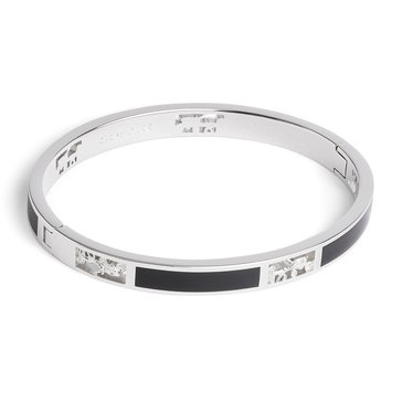Coach Horse and Carriage Enamel Hinged Bangle Bracelet