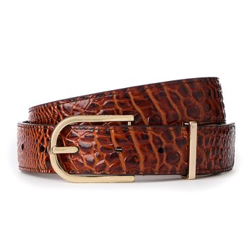 Brahmin 1.25 Classic Croc Belt