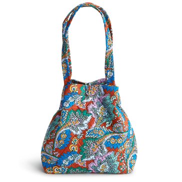 Vera Bradley Flowers Feathers Small Original Tote