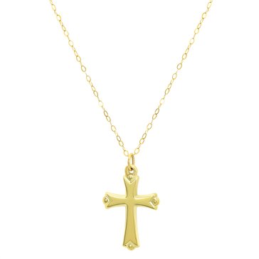 Puffed Cross Pendant