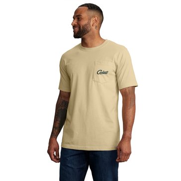 Carhartt Men's Relaxed Fit Lightweight Short-Sleeve Pocket Dog Graphic T-Shirt