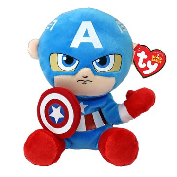 ty Beanie Marvel Super Hero Captain America