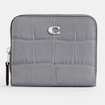 Coach Embossed Croc Billfold Wallet