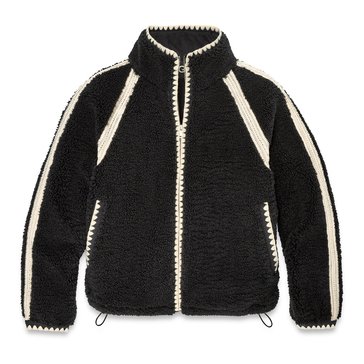 Ugg Women's Niki Crochet With Trim Uggfluff Jacket