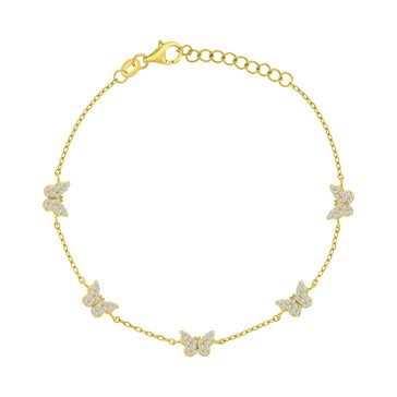 Lulea Butterfly CZ Bracelet