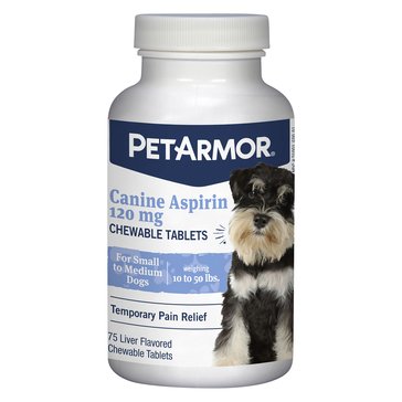 PetArmor Fast Pain Relief Liver Flavor Aspirin For Small Dogs