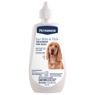 PetArmor Ear Mite And Tick Treatment For Dogs