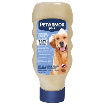 PetArmor Plus Flea And Tick Oatmeal Shampoo For Dogs