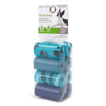 So Phresh Baby Powder Scented Dog Waste Bags