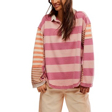 Free People Women's Aster Mixed Stripe Tee