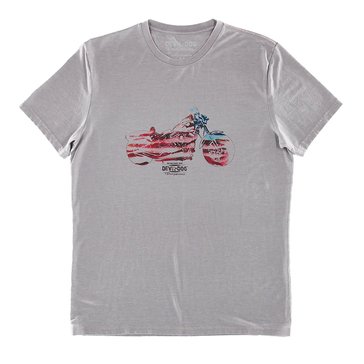 Devil Dog Men's Flag Bike Tee