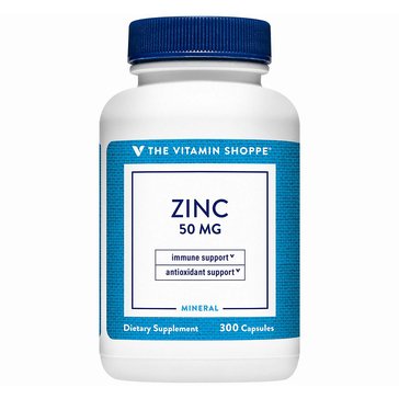 The Vitamin Shoppe Zinc 50MG Capsules