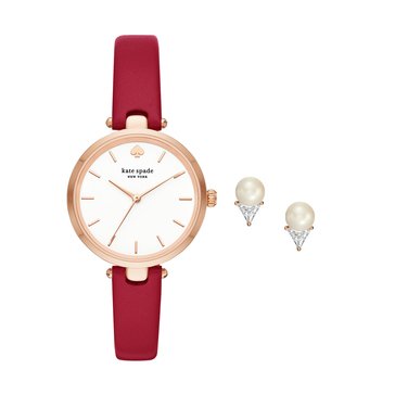 Kate Spade New York Holland Watch and Earring Set