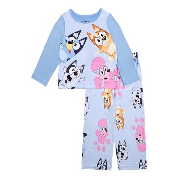 Bluey Big Girls' Milky Jersey Pajama Set 2-Piece 