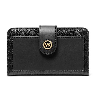 Michael Kors Charm Medium Tab Pocket Bifold Wallet