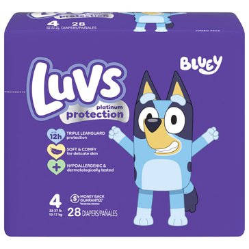 Luvs Platinum Diapers Jumbo Pack 28 COUNT