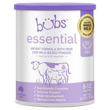 Aussie Bubs Essential Cow Milk Based Infant Formula