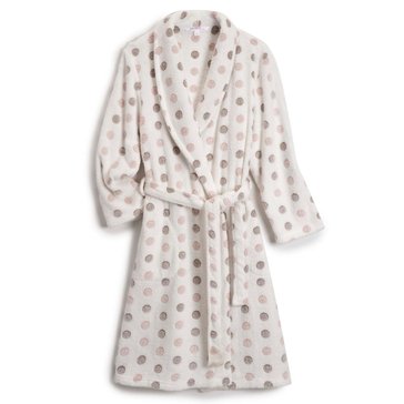 Jasmine Rose Women's Dots Shawl Robe