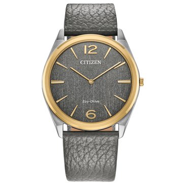Citizen Unisex Classic Leather Strap Eco-Drive Watch