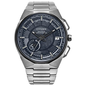 Citizen Men's Satellite Wave Super Titanium Bracelet Eco-Drive Watch