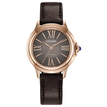 Citizen Women's Cece Leather Strap Eco-Drive Watch