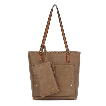 DS Bags Ny 2-In-1 Whipstitch Tote