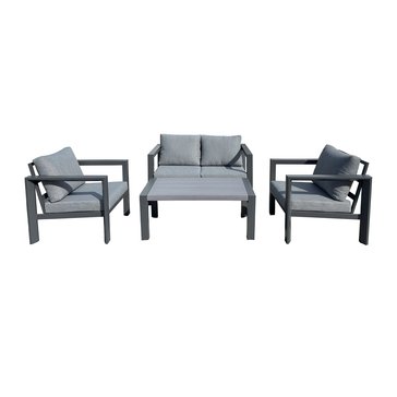 Harbor Home Fairbanks 4-piece Metal Chat Set