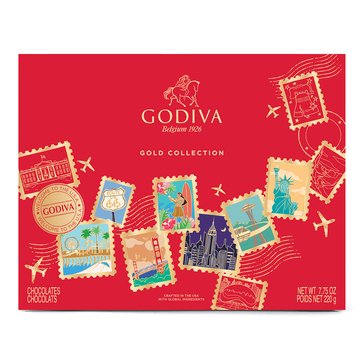 Godiva Souvenir Collection Red Box, 18-Piece