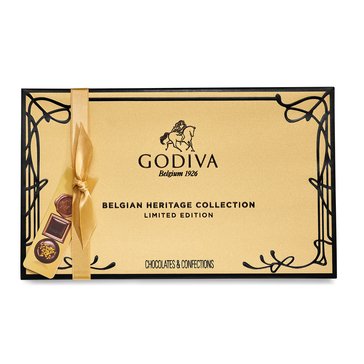 Godiva Belgian Heritage Collection Gold Gift Box, 15-Piece