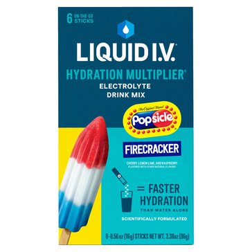 Liquid I.V. Hydration Multiplier Electrolyte Drink Mix Packets, 6-Count
