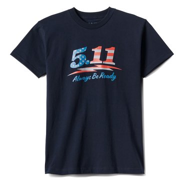5.11 Men's USA Moto Logo Tee