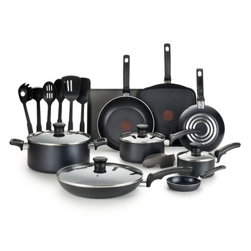T-Fal Essentials Nonstick 20-Piece Cookware Set