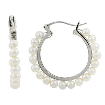 Imperial Freshwater Cultured Pearl Hoop Earrings