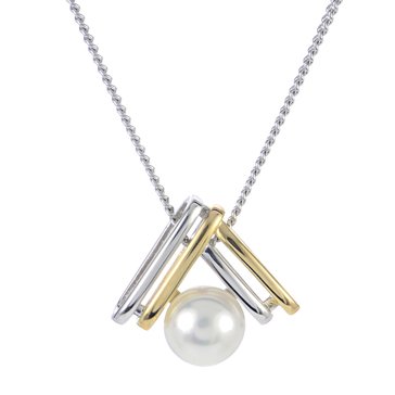 Imperial Freshwater Cultured Pearl Chevron Pendant