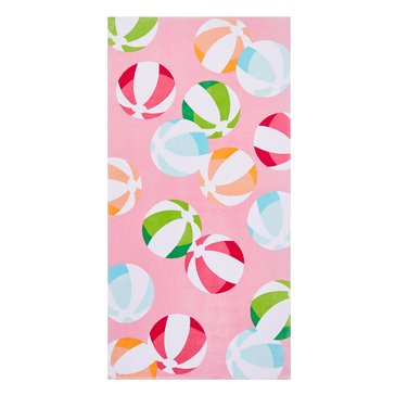 Harbor Home Printed Cotton Beach Towel