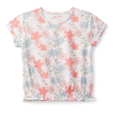 Liberty & Valor Little Girls' Flower Tee