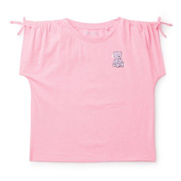 Liberty & Valor Big Girls' Smile Teddy Graphic Tee