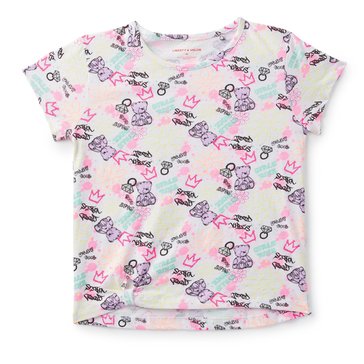 Liberty & Valor Big Girls' Tossed Teddy Graphic Tee