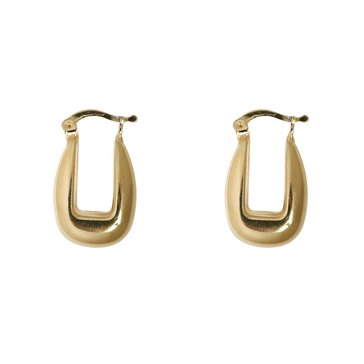 Argento Vivo Square Chunky Hoop Earrings