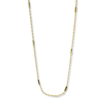 Argento Vivo Station Bar Necklace