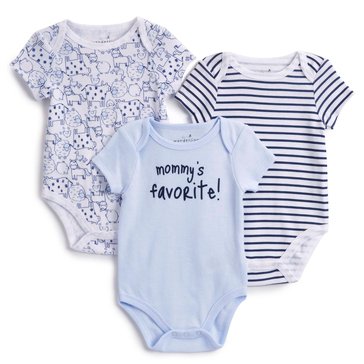 Wanderling Baby Boys' Bodysuit Set 3-Pack