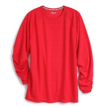 3 Paces Men's Gradient Stripe Long Sleeve T-Shirt